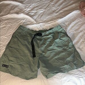 Columbia Men's Olive Athletic Swim Trunks